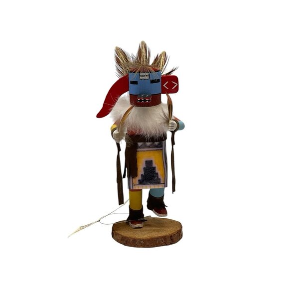 VTG Native American Indian Kachina Doll Navajo Signed By Artists W/original Tag - Picture 3 of 10